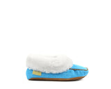 SUPERLAMB WOMENS MOCCASIN TURQUOISE