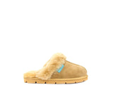 SUPERLAMB WOMENS ONAGER SHEEPSKIN SCUFF TAN