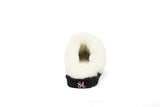 SUPERLAMB WOMENS ONAGER SHEEPSKIN SCUFF BLACK