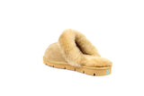 SUPERLAMB WOMENS ONAGER SHEEPSKIN SCUFF TAN