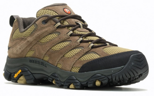 MERRELL MEN'S MOAB 3 LOW TOP HIKING SNEAKER KANGAROO/COYOTE