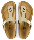 Birkenstock Women's Gizeh Sandal Gold Birko-Flor