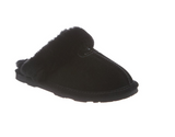 BEARPAW WOMEN'S LOKI SUEDE SLIDE SLIPPER BLACK