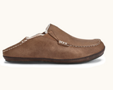 OLUKAI MENS MOLOA SLIPPER TOFFEE/DRK WOOD