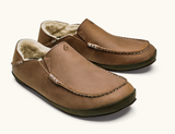 OLUKAI MENS MOLOA SLIPPER TOFFEE/DRK WOOD