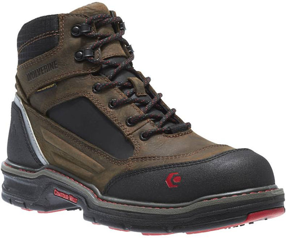 WOLVERINE MNS OVERMAN WP CT 6 INCH WORK BOOT