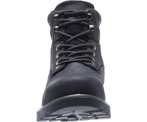 Wolverine Mens Floorhand WP Inch Steel Toe Work Boot Black