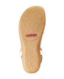 Aetrex SE263 Womenˆ«¢s Gabby Adjustable Quarter Strap Sandal White