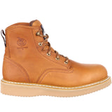 Georgia #G6342 Men's 6" Steel Toe Work Boot Barracuda Gold
