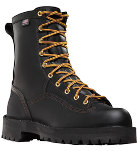 DANNER MNS RAIN FOREST 8 INCH WP EH WORK BOOT