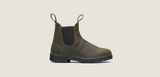 BLUNDSTONE WOMEN'S ORIGINAL CHELSEA BOOT SUEDE DARK OLIVE
