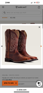 Ariat Womens Delilah Stretchfit  Western Boot