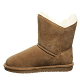 BEARPAW ROSALINE HICKORY BUTTON SHORT BOOT HICKORY