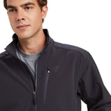 ARIAT MNS LOGO 2.0 SOFTSHELL JACKET PHANTOM BLK