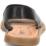 BORN INLET Women's CASUAL LEATHER SANDAL BLACK