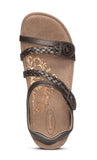 Aetrex Womens Jillian Quarter Strap Sandal Bronze