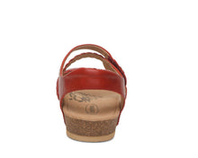 Load image into Gallery viewer, Aetrex Womens Jillian Quarter Strap Sandal Red
