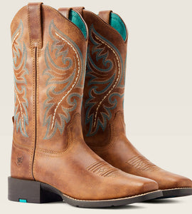 Ariat Women's Roundup Back Zip  Western Boot