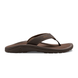 OKUKAI MNS OHANA LEATHER WATERPROOF FLIP FLOP DARK JAVA REY