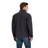 ARIAT MNS LOGO 2.0 SOFTSHELL JACKET PHANTOM BLK