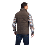 ARIAT CRIUS MENS INSULATED VEST ESPRESSO HEATHER