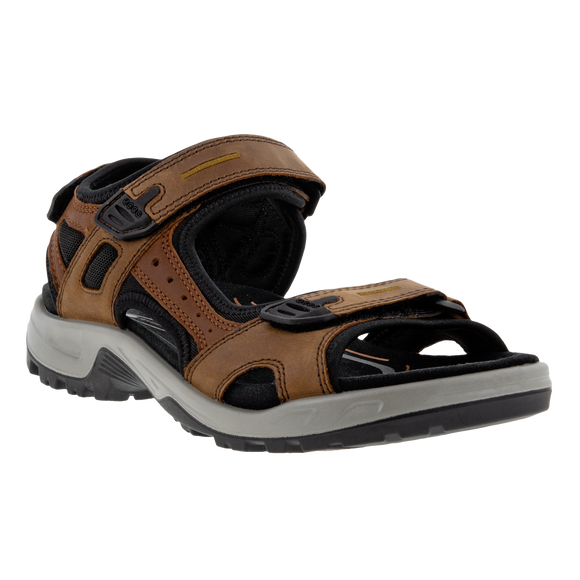 ECCO MEN'S YUCATAN SANDAL ESPRESSO/COCOA