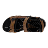 ECCO MEN'S YUCATAN SANDAL ESPRESSO/COCOA